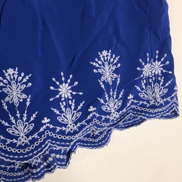 Loft ladies deep blue elastic waist casual shorts size XL flowy lightweight cute - Picture 4 of 10